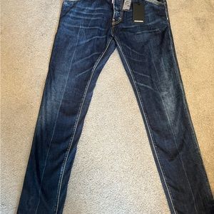 Dsquareo2 cool guy jeans brand new still has tagged long crotch tight bottom